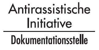Logo: Antirassistische Initiative
